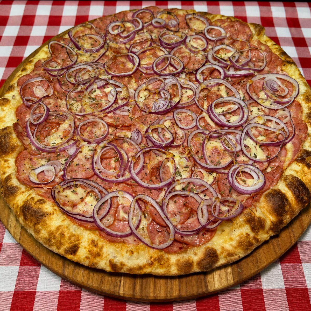 Pizza Calabresa Acebolada da Luigi’s